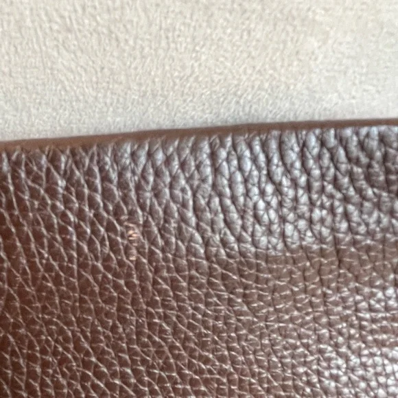 BRIGHTON Small Brown Pebbled Leather Bag with Detachable Charm Bracelet - Picture 10 of 16